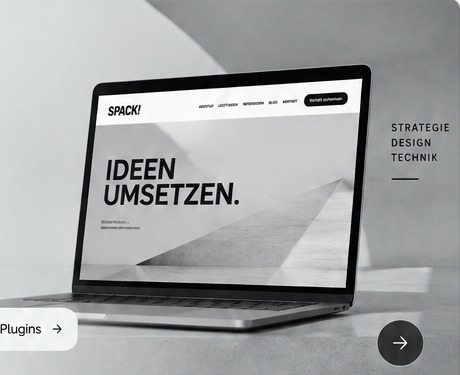 Webdesign von Spack! Medien