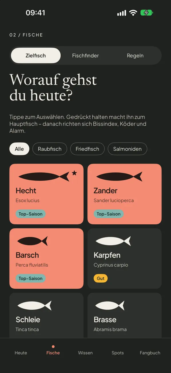 Screenshot der App bissli