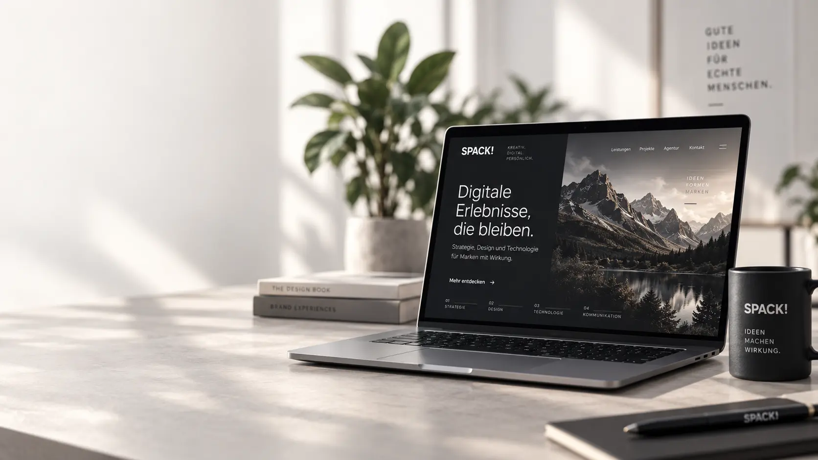 Webdesign von Spack! Medien