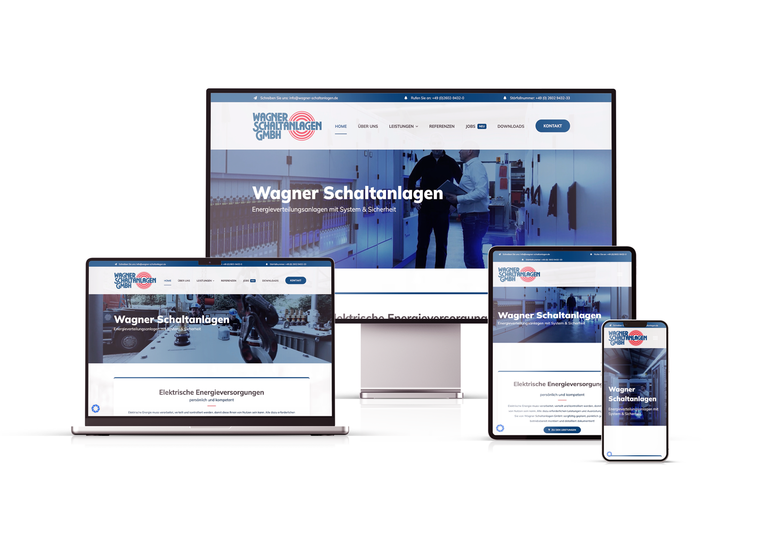 Wagner Schaltanlagen Webdesign Westerwald