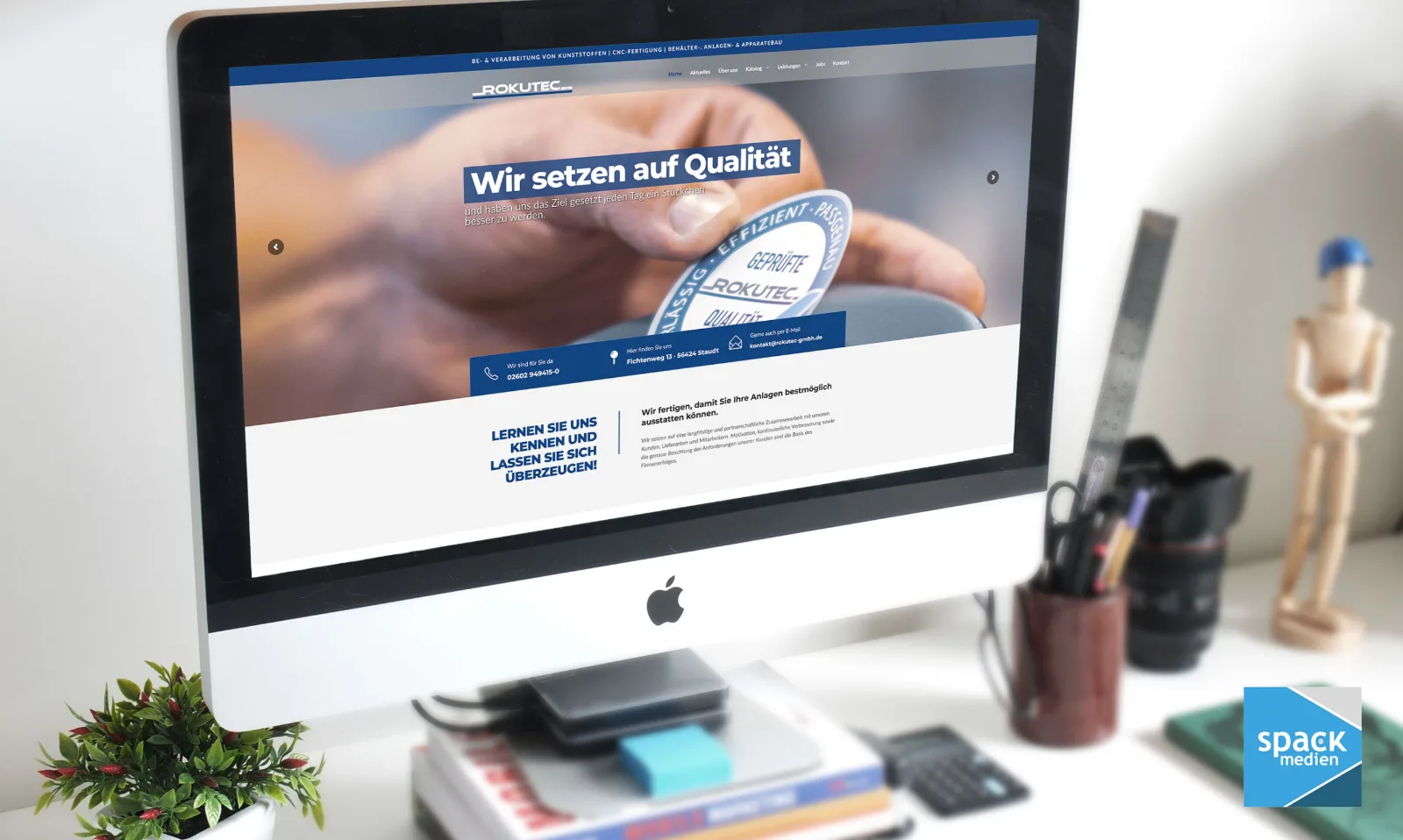 Spack! Medien Website Rokutec Spack! Medien Website Rokutec
